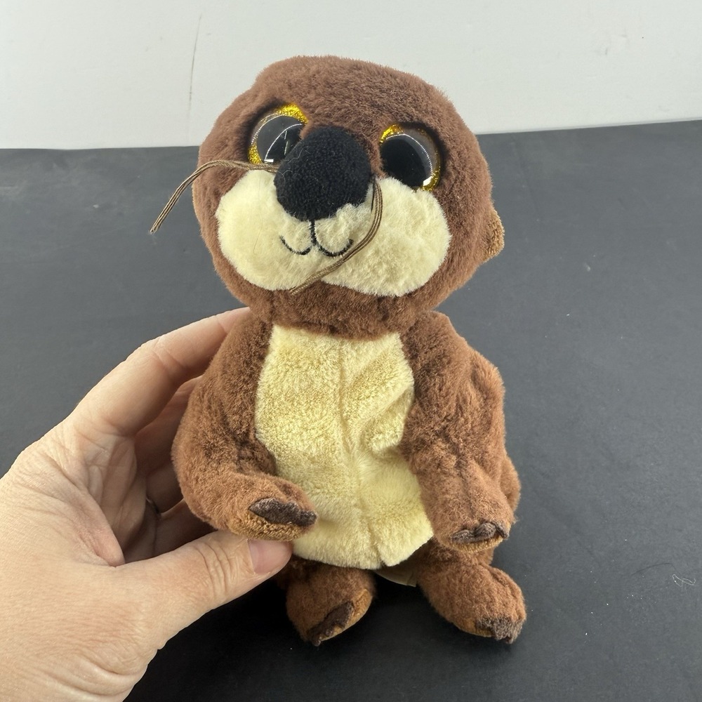 Ty Beanie Bellies - Mitch the River Otter 7" Plush - Pre-Owned